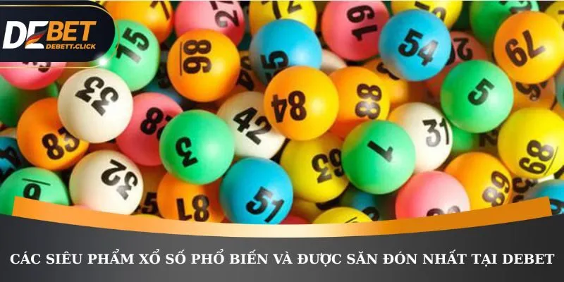 Các siêu phẩm xổ số phổ biến và được săn đón nhất tại DEBET