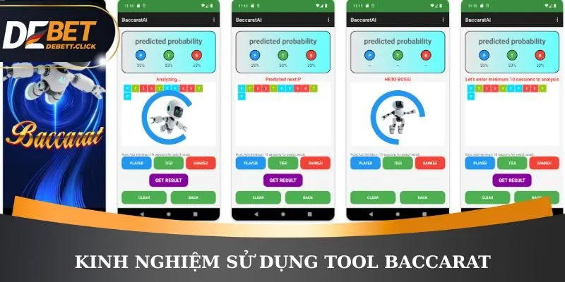 Kinh nghiệm sử dụng tool Baccarat